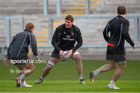Ulster Rugby Captain's Run - Friday 6th December