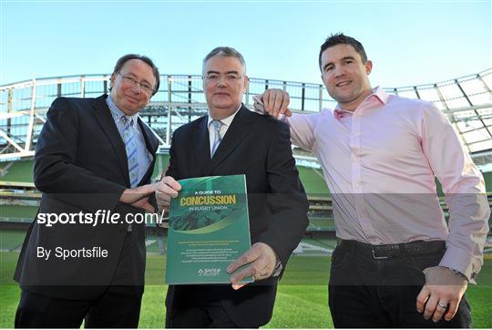 Launch of IRFU's Guide to Concussion in Rugby Union