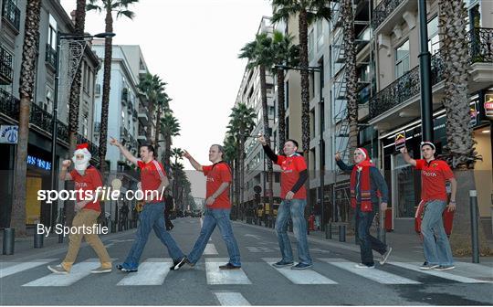 Munster Fans in Perpignan ahead of Heineken Cup match