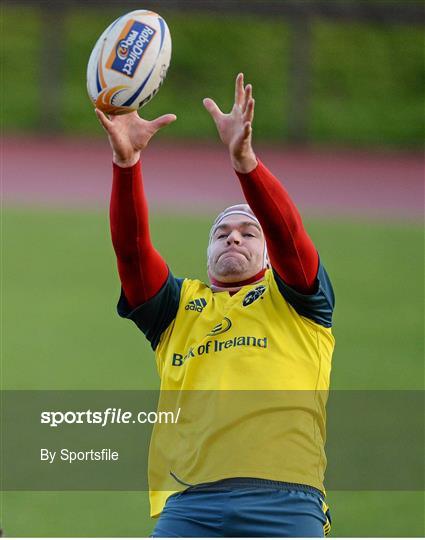 Munster Rugby Squad Training - Thursday 17th December 2013