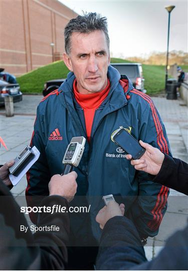 Munster Rugby Press Briefing - Monday 30th December