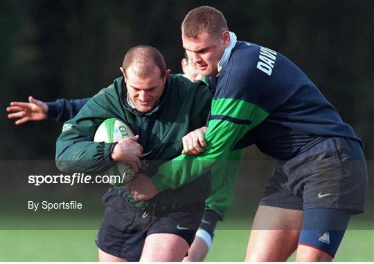 Ireland Rugby Squad Training - 16 February 1999