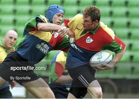 Ireland Rugby Squad Training - 3 June 1999