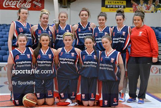 Singleton SuperValu Brunell v Team Boardwalk Bar & Grill Glanmire - Basketball Ireland Women's U20 National Cup Final