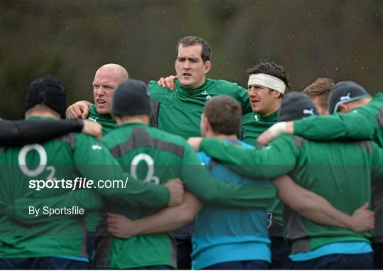 Ireland Rugby Squad Training - Friday 31st January