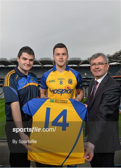 Club Rossie Secure New Sponsor ‘BNP Paribas’ for the Back of the Roscommon Jersey & are Delighted to Wear ‘Hospice’ on the Front of the Jersey