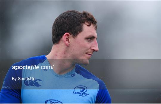 Leinster Rugby Squad Traning and Press Briefing