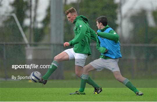 Republic of Ireland U15 Squad Training