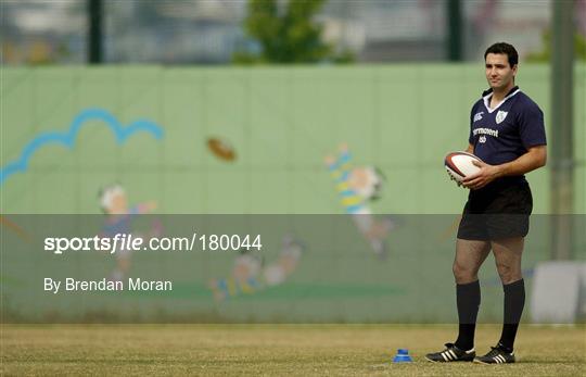 Ireland rugby training in Japan