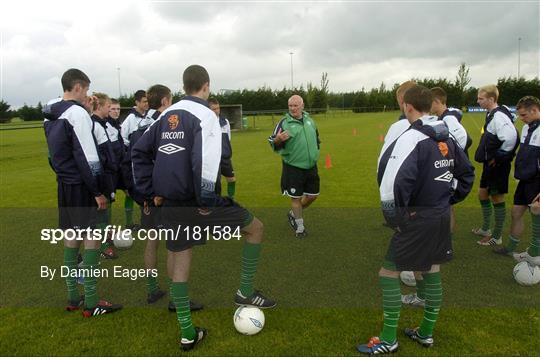 Republic of Ireland Youth Olympic squad training