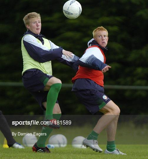 Republic of Ireland Youth Olympic squad training