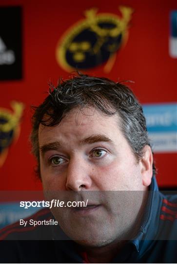 Munster Rugby Press Conference - Wednesday 19th February