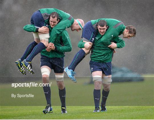 Ireland Rugby Squad Training - Thursday 20th February