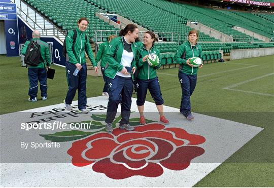 Ireland Women's Rugby Squad Captain's Run - Friday 21st February