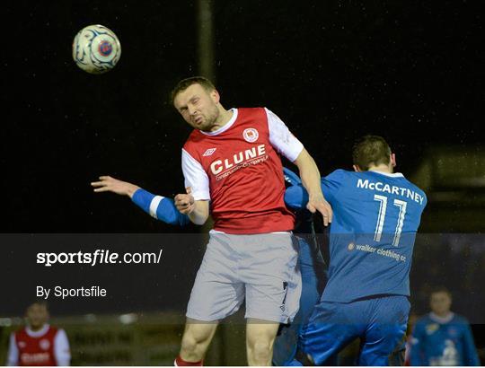 Ballinamallard United v St Patrick's Athletic - Setanta Sports Cup Quarter-Final 1st leg