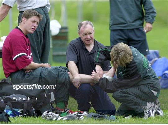 Ireland Rugby Squad Training - 8 January 2000