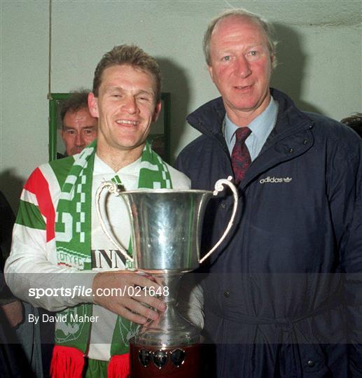 Shelbourne v Cork City - Harp Lager National League Premier Division Final Play-off Shelbourne v Cork City - Harp Lager National League Premier Division Final Play-off