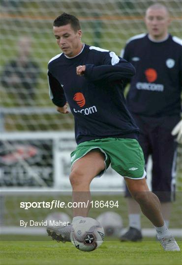 Republic of Ireland squad training Sunday