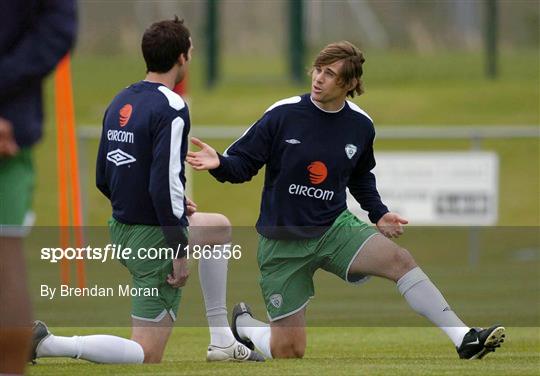 Republic of Ireland squad training Monday