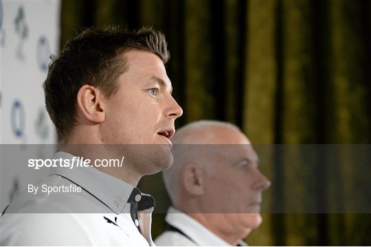 Ireland Rugby Press Conference - Monday 3rd March 2014