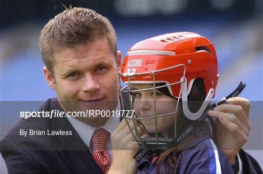 Azzurri promote Hurling Helmet