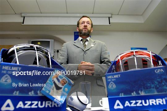 Azzurri promote Hurling Helmet