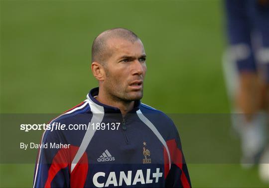 France Soccer Squad Training Tuesday