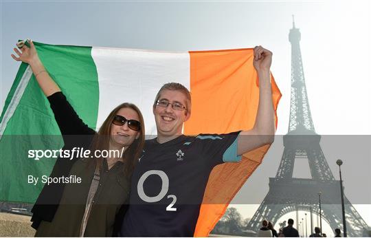 Ireland Rugby Fans in Paris