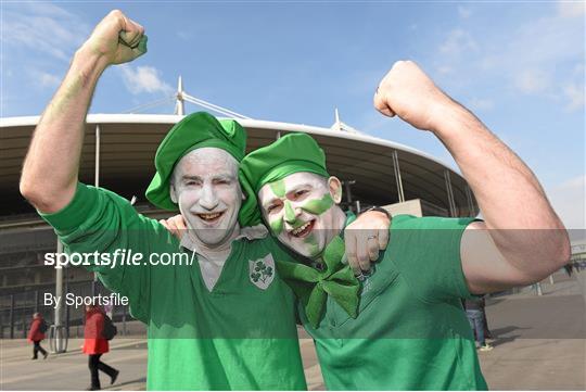Supporters at France v Ireland - RBS Six Nations Rugby Championship 2014