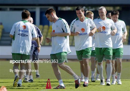 Republic of Ireland squad training Thursday
