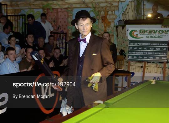 Alex Higgins at the Irish Professional Snooker Championship
