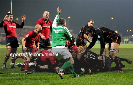 Munster v Newport Gwent Dragons - Heineken Cup