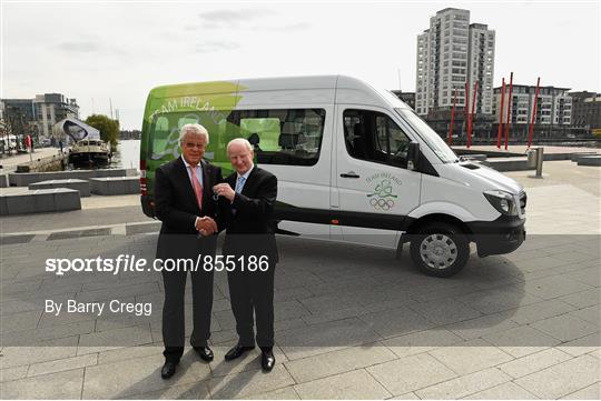Mercedes-Benz Sprinter Van Presented to The Olympic Council of Ireland