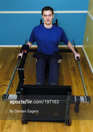 Cormac Moore and Mark Keane with  XF 7000 Pro exercise machine
