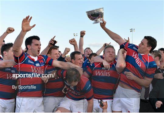 Presentation of Ulster Bank League Division 1 Trophy