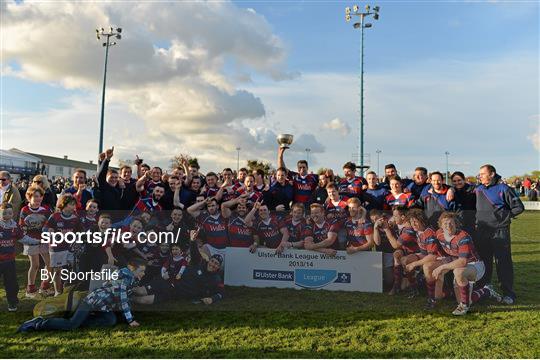 Presentation of Ulster Bank League Division 1 Trophy
