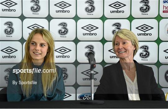 Republic of Ireland Women's Squad Press Conference