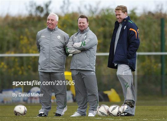 Republic of Ireland Squad Training Monday