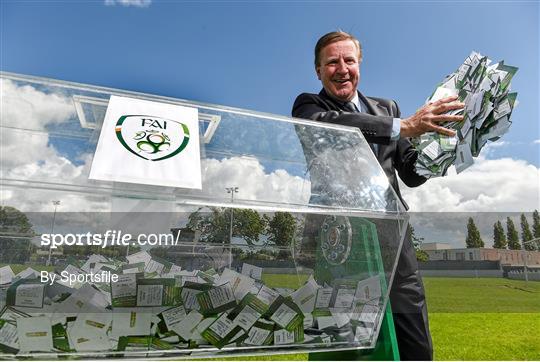 Launch of FAI National Draw 2014 with Ronnie Whelan