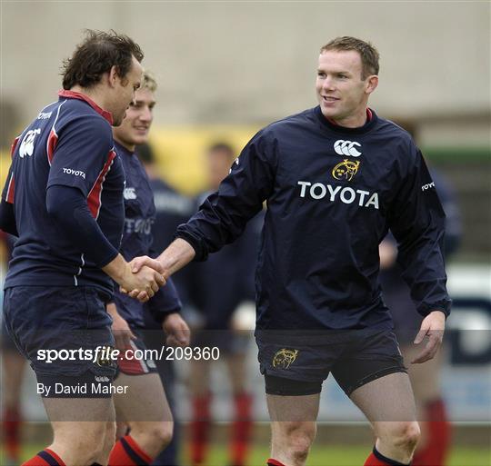 Munster Rugby Training