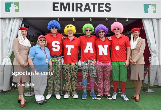 Emirates Wacky Trousers' day at the 2014 Irish Open Golf Championship - Day 2