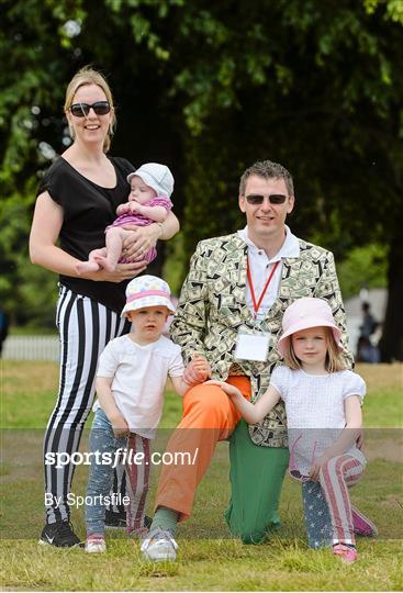 Emirates Wacky Trousers' day at the 2014 Irish Open Golf Championship - Day 2