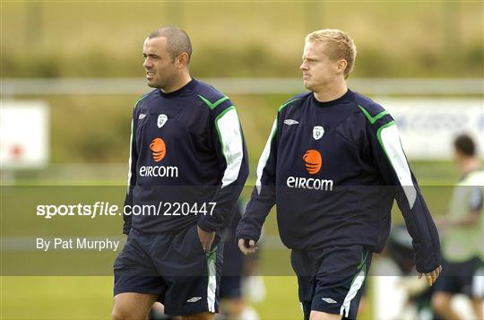 Republic of Ireland Squad Training Wednesday