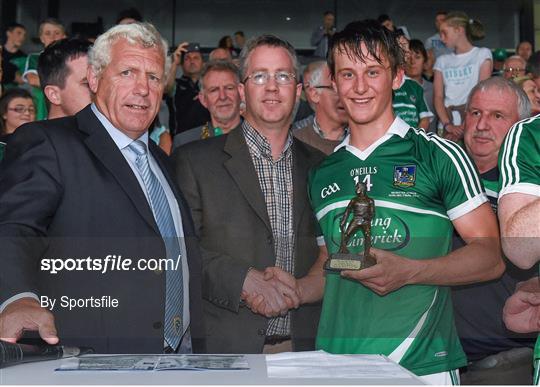 Electric Ireland Man of the Match at Munster GAA Hurling Minor Championship Final Replay
