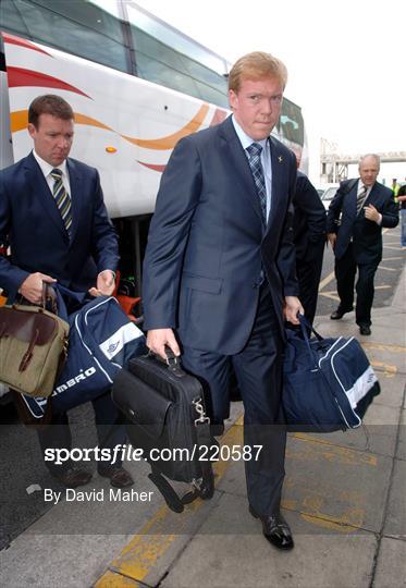 Republic of Ireland Team Depart for Germany
