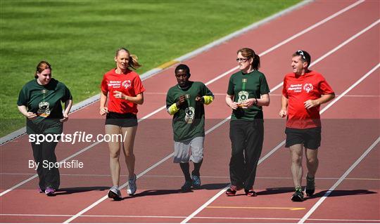 Special Olympics Photocall with Derval O’Rourke ahead of Rock ‘n’ Roll Dublin Half Marathon