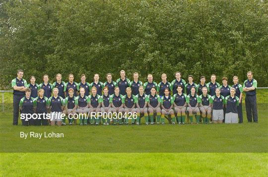 Irish Ladies International Rules Team Training Session
