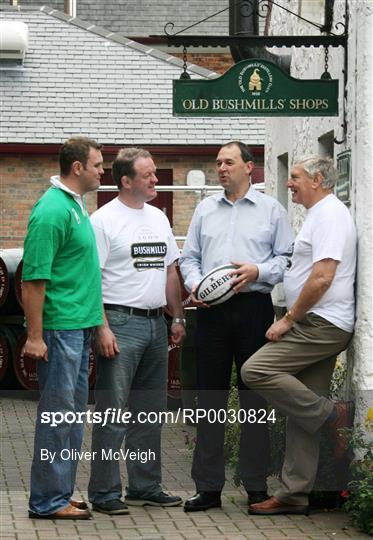Announcement of Bushmills Sponsorship of Irish Rugby