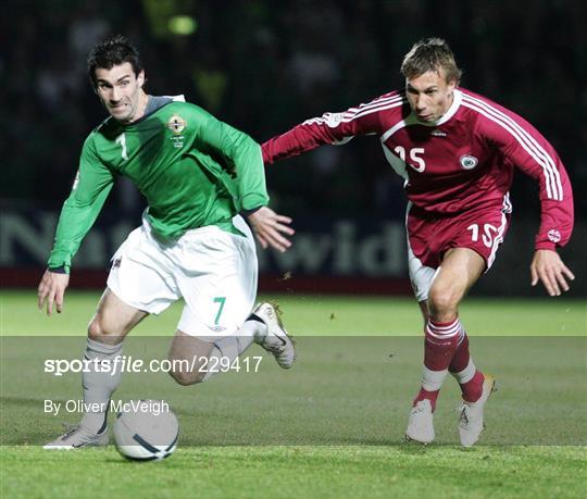 Northern Ireland v Latvia - Euro 2008 Championship Qualifier