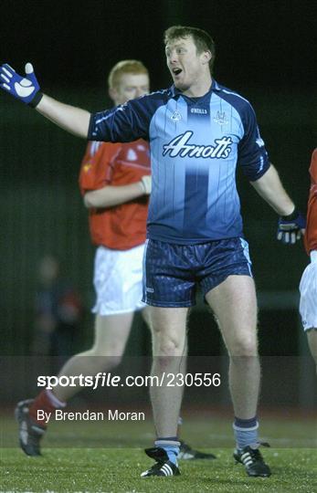 Former rugby international Eric Miller lines out for the Dublin football team